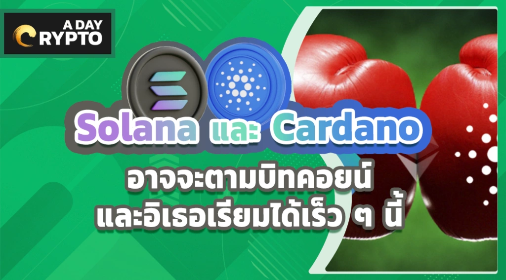 Solana และ Cardano อาจจะตามบิทคอยน์และอิเธอเรียมได้เร็ว ๆ นี้