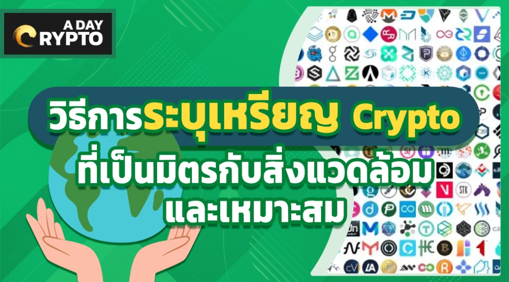 วิธีการระบุเหรียญ Crypto ที่เป็นมิตรกับสิ่งแวดล้อมและเหมาะสม