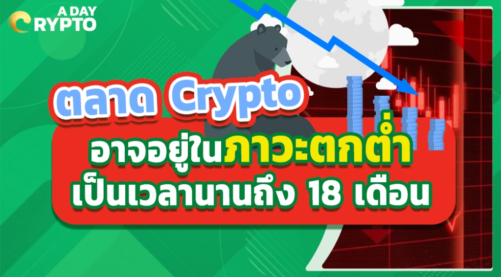 ตลาด Crypto อาจอยู่ในภาวะตกต่ำเป็นเวลานานถึง 18 เดือน