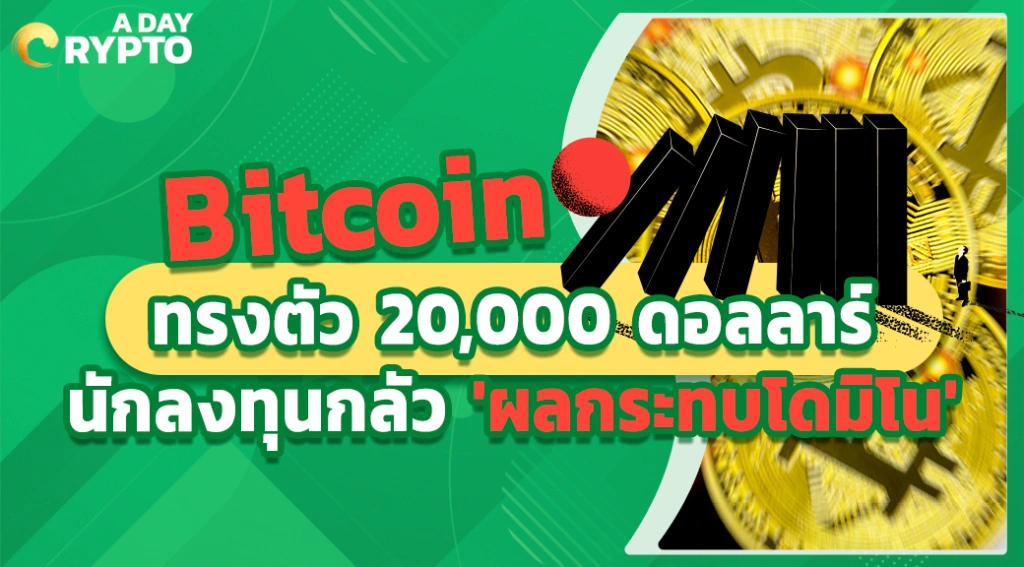 Bitcoin ทรงตัว 20,000 ดอลลาร์ นักลงทุนกลัว 'ผลกระทบโดมิโน'